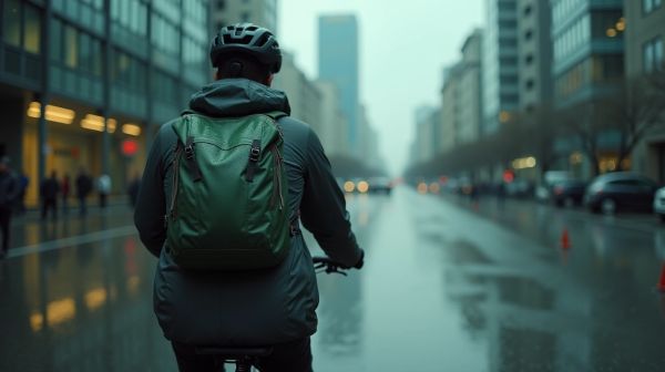 Optimiser vos trajets avec un sac à dos vélo étanche